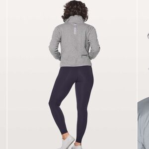 Lululemon Forever Warm Jacket Heathered Core Medium Grey size 6